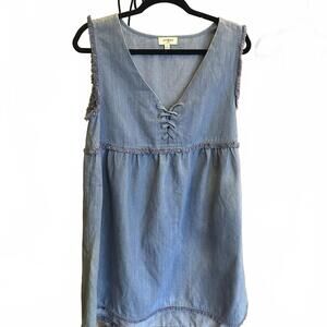 Umgee Stylish Chambray Tunic Top